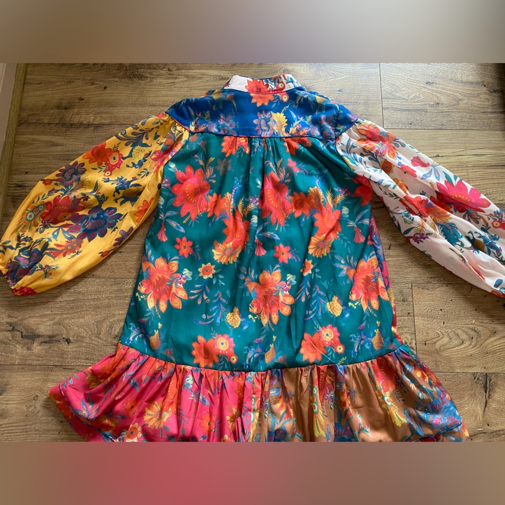 Beulah Style Ginger Floral Dress Size S - Picture 4 of 4